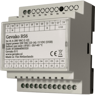 Smart Switch - Gevako RS6 - Home Assistant - ESPHome
