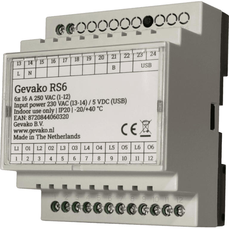 Smart Switch - Gevako RS6 - Home Assistant - ESPHome