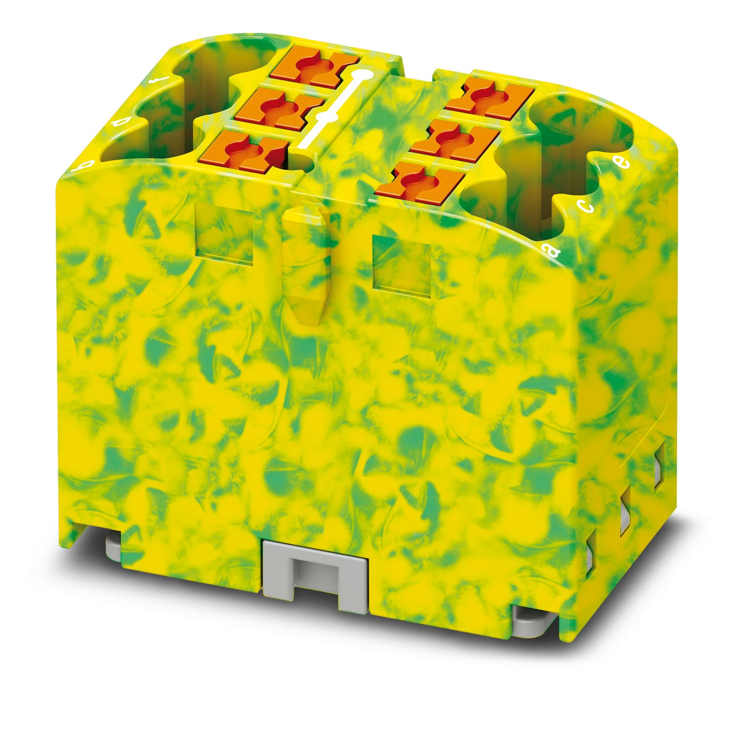 Phoenix Contact - Verdeelblok met push-in aansluiting 6 aansluitingen GNYE - PTFIX 6X2,5 GNYE - 1091668