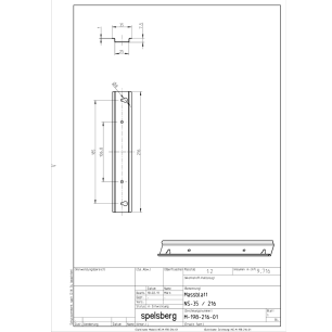 Spelsberg - DIN-rail 35 x 216,0 x 7,5 mm - NS 35-216 - 19821601 - Afbeelding 2
