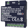 Gevako RS5 Smart Switch 5-channel front view right in Navy Blue housing white background