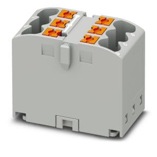 Phoenix Contact 3273264 Verdelingsblok grijs 6 aansluitingen
