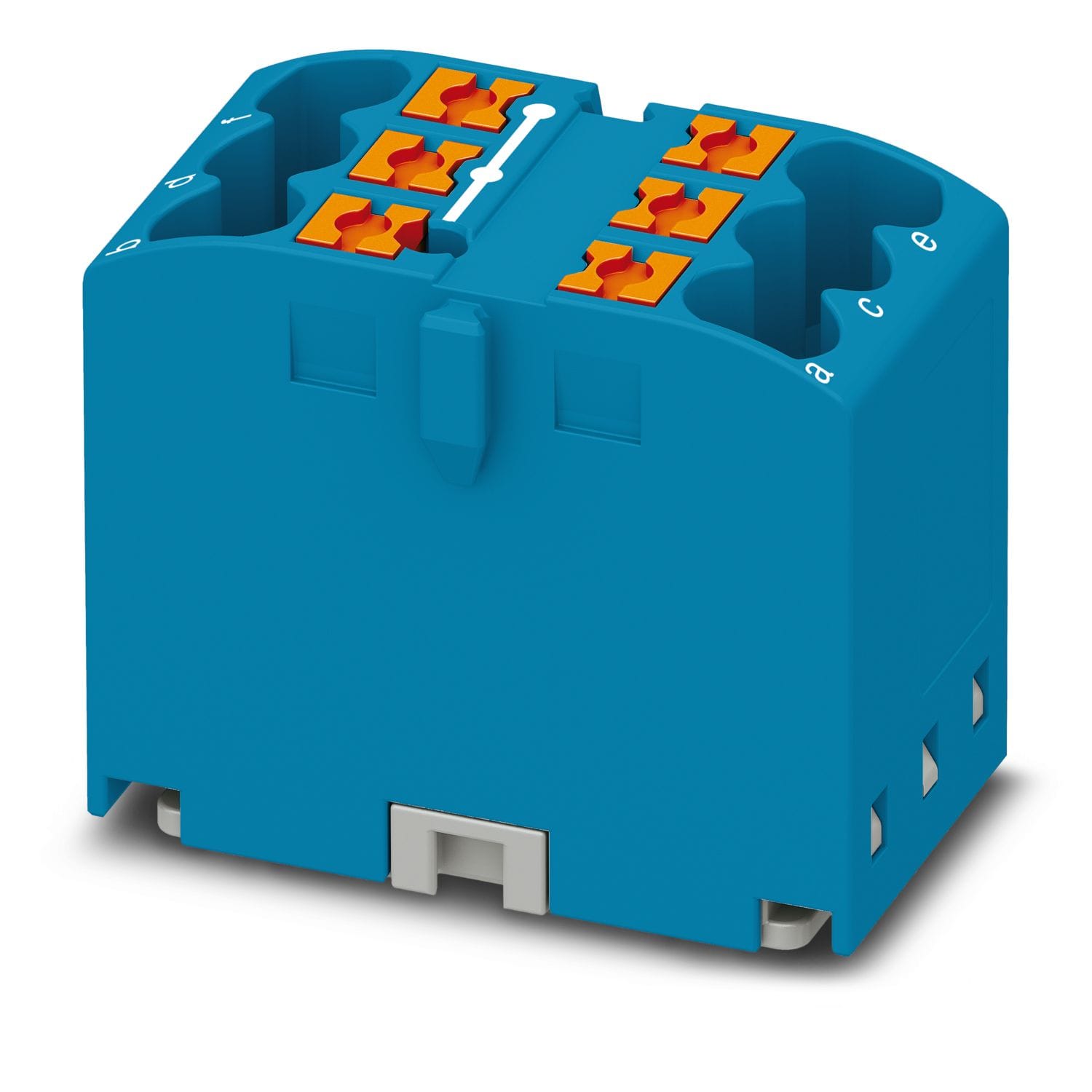 Phoenix Contact 3273266 verdeelblok blauw 6 aansluitingen