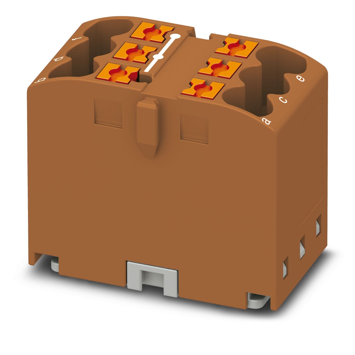 Phoenix Contact 3273274 Verdeelblok bruin 6 aansluitingen