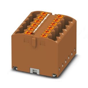 Phoenix Contact 3273296 Verdeelblok bruin 12 aansluitingen